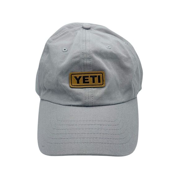 YETI Leather Badge LB Hat - Offshore Washed Gray Limited Edition NWT - Picture 1 of 5